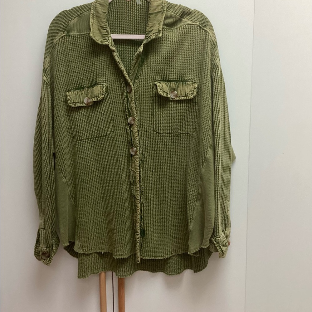 Free People 100% cotton shacket